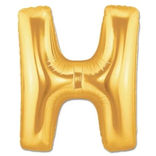 Nessiworld H Harf Folyo Balon Altın Renk  40 inç