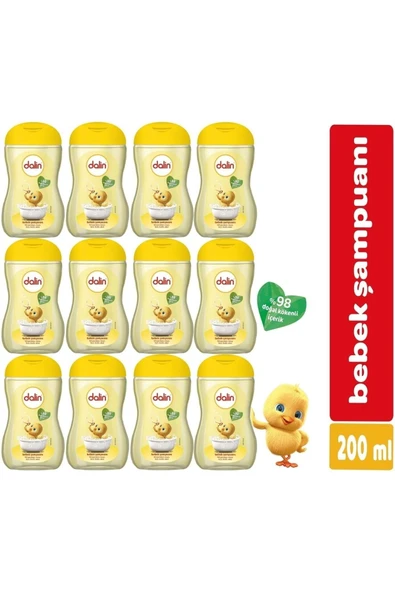 Dalin Bebek Şampuanı Klasik 12 x 200 ml