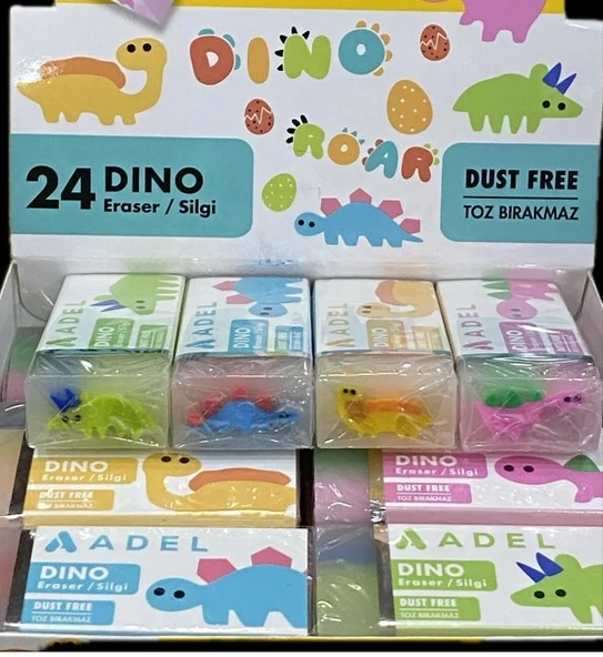 3D Dino Silgi - 1 Adet - 3