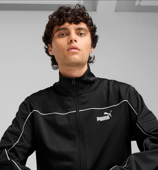 Puma Poly Piping Erkek Eşofman Takımı 684852-01 - 5