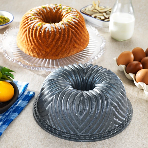 Schafer Cakehaus Kek Kalıbı+Hazırlık Seti 6 Parça-Gri - 2