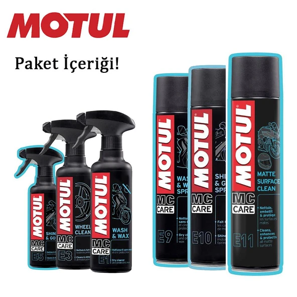 Motul Motosiklet Tezmizlik ve Bakım Seti - 3