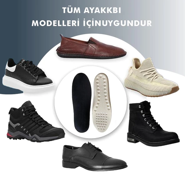 BC02 | Yumuşak, Günlük, Yedek Ayakkabı Tabanı, Rahat Adım Ve Konforlu Iç Tabanlık - 8