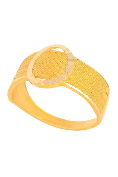 Cigold Taşsız Yüzük 14 Ayar Altın 2.96 Gr OA-K21701029050 - 3