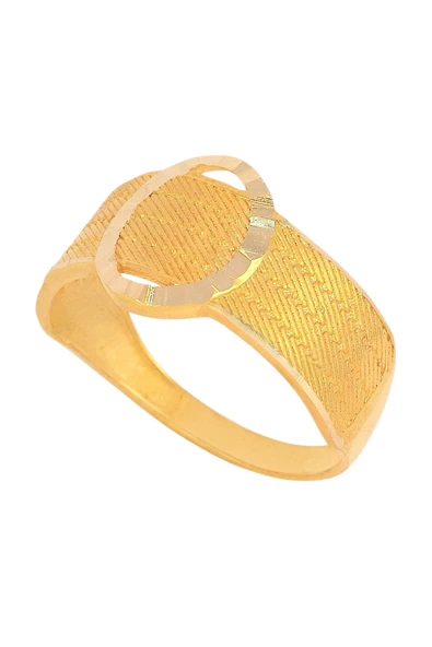 Cigold Taşsız Yüzük 14 Ayar Altın 2.96 Gr OA-K21701029050 - 4