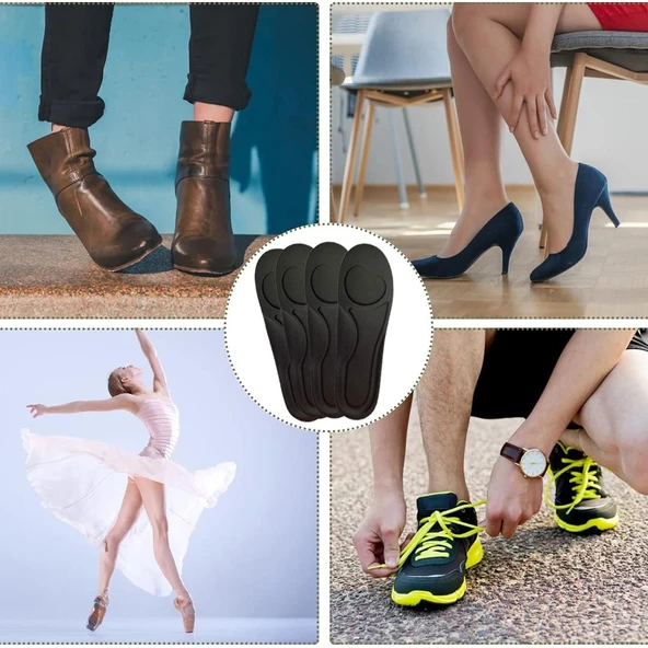 BC04 | Yumuşak Memory Foam Ayakkabı Tabanı, Ekstra Konfor Ve Darbe Emici Rahat Iç Tabanlık - 7