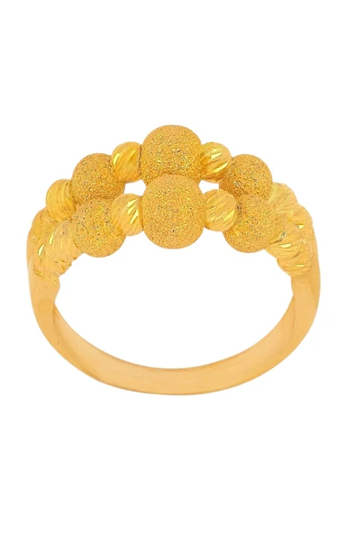 Cigold Taşsız Yüzük 14 Ayar Altın 3.65 Gr OA-K21701029052 - Resim 2