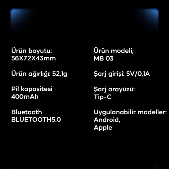 Coofbe 400Mah Bluetooth 5.0 Telefon Joystick Kontrol Telefon Oyun Konsolu Android ve IOS Uyumlu - 5