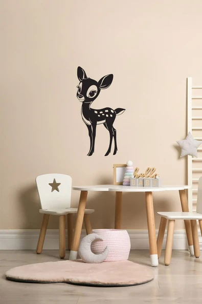 Çocuk Odası Ceylan Tablosu - 35x20 cm, Lazer Kesim Duvar Dekoru - 2