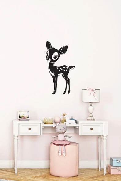 Çocuk Odası Ceylan Tablosu - 35x20 cm, Lazer Kesim Duvar Dekoru - 3
