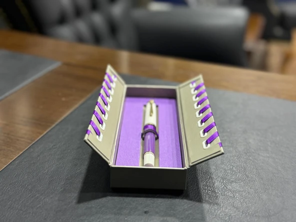 Pelikan M600 Violet White Dolma Kalem - F - 4