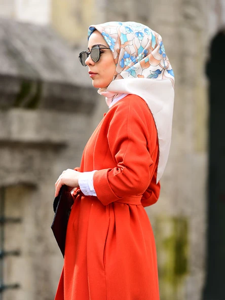 El Boyama Twill İpek Eşarp - 4