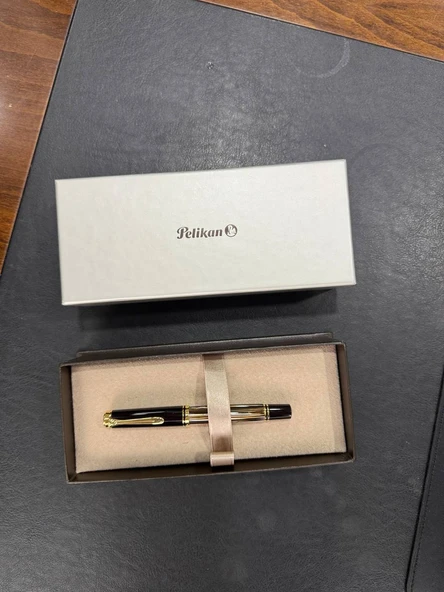 Pelikan Special Edition Souveran Serisi M400 Tortoiseshell Brown Dolma Kalem,M - 4
