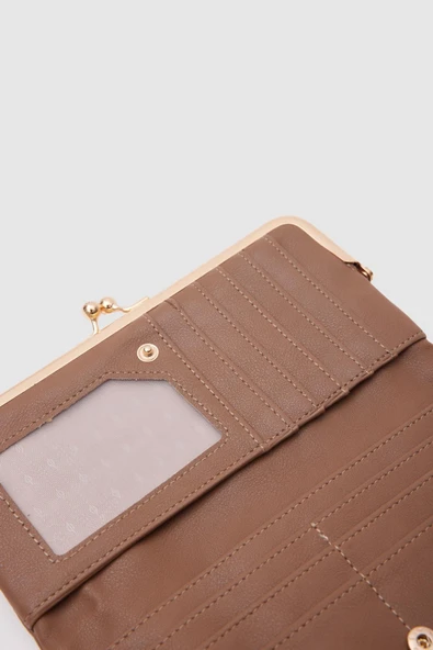 Monalisa Home  Kahvrengi lüks Kartlılı  Cüzdan - Resim 2