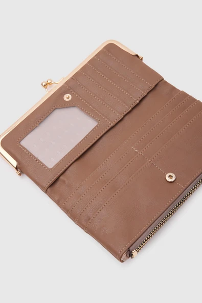 Monalisa Home  Kahvrengi lüks Kartlılı  Cüzdan - Resim 4