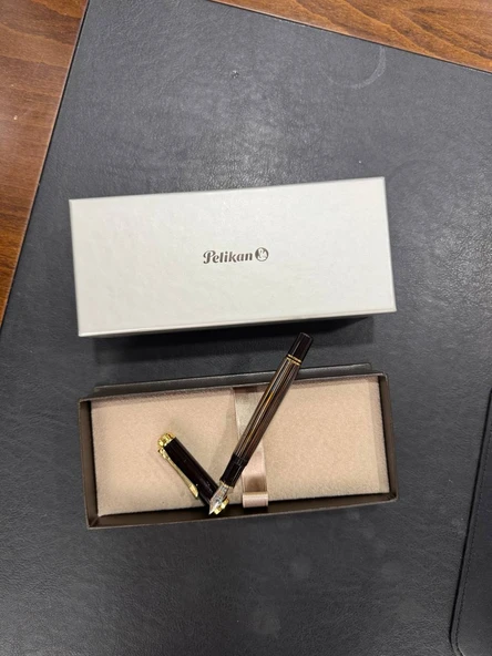 Pelikan Special Edition Souveran Serisi M400 Tortoiseshell Brown Dolma Kalem, EF - 3