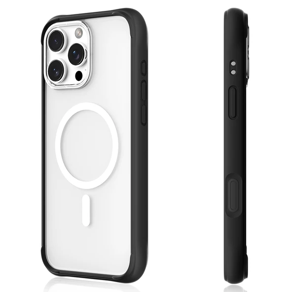 Apple iPhone 16 Pro Kılıf M-safe Şarj Özellikli Airbagli Youngkit Dynamic 2 Serisi Kapak - 2