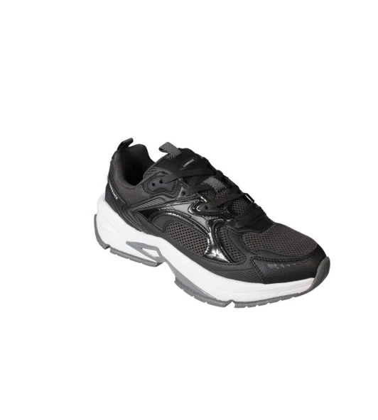 LUMBERJACK Erkek Siyah Gri Memory Kalın Taban Yürüyüş Spor Ayakkabı ürün görseli