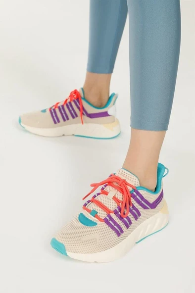 Lumberjack SWORD WMN 5FX 101932378 Kadın Spor Ayakkabı Kum Mor 36-40