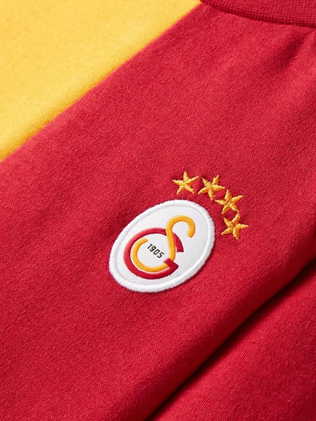 Galatasaray Orijinal Lisanslı Parçalı Uzun Kol Bebek Body Zıbın - 5