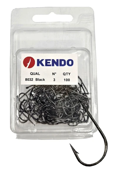 Kendo 8032 Black Nickle 3 100 Adet Olta İğnesi - 2