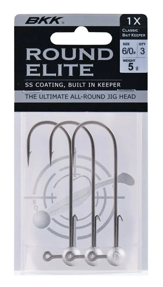 BKK Round Elite-Classic Bait Keeper Jighead - 3