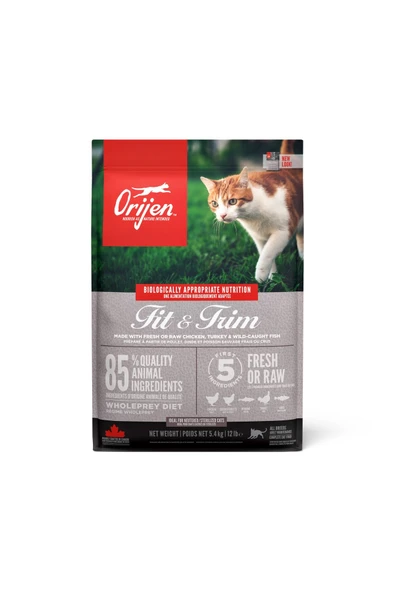 Orijen Kedi Maması Fit & Trim 5,4 Kg ürün görseli 1