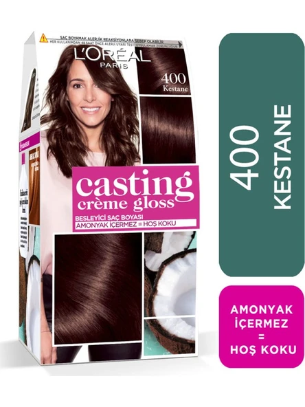 L'Oréal Paris Casting Crème Gloss Saç Boyası 400 Kestane - 4