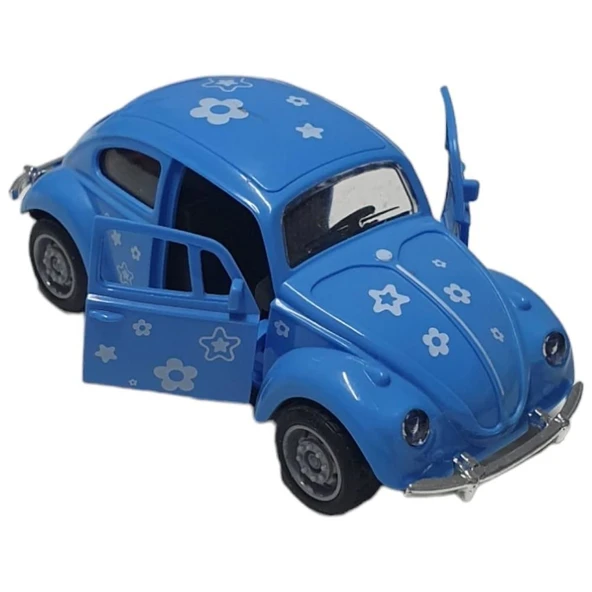 Vosvos Araba - Sürtmeli Desenli MAVİ - JW567-060 - Resim 2