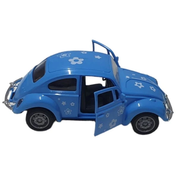 Vosvos Araba - Sürtmeli Desenli MAVİ - JW567-060 - Resim 4