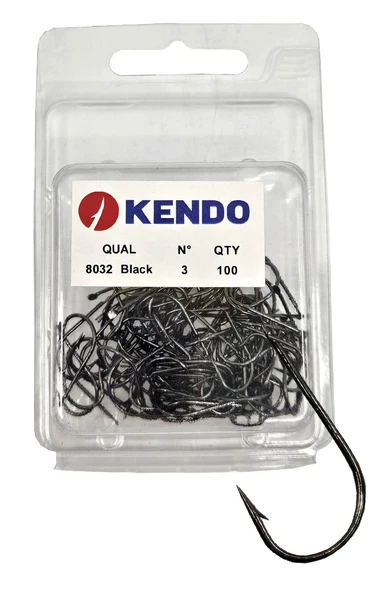 Kendo 8032 Black Nickle 3 100 Adet Olta İğnesi - 4