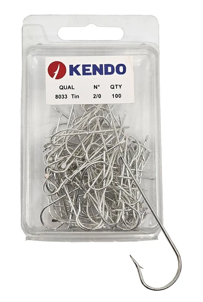 Kendo 8033 Tin 2/0 100 Adet Olta İğnesi - 3