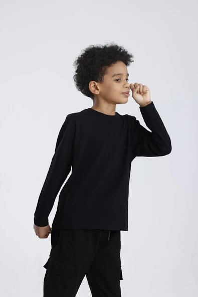 Basic Uzun Kol Tişört - 8