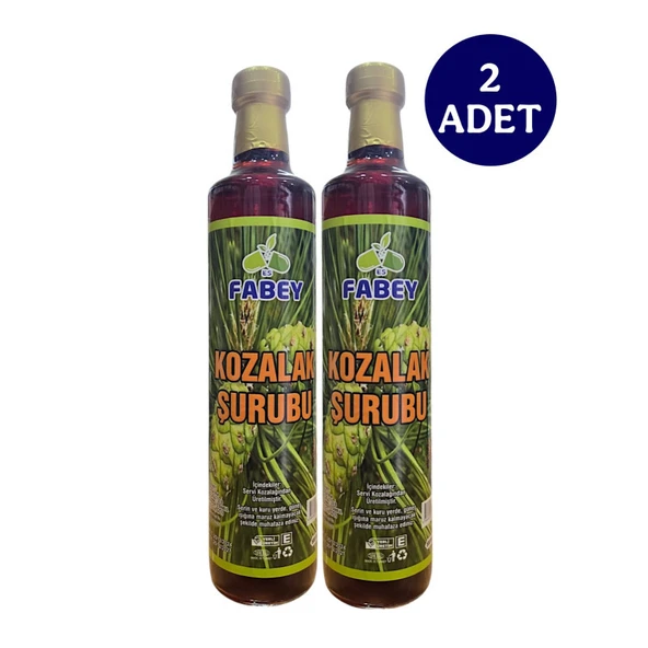 Fabey Selvi Kozalak Şurubu 500ml 2 Adet