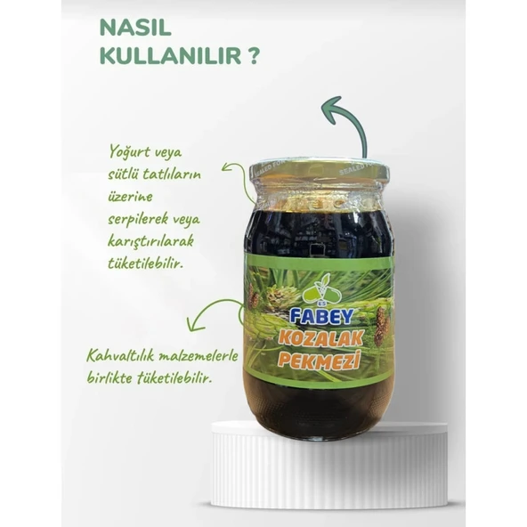 Fabey Kozalak Pekmezi 420g + 2 Adet - 2