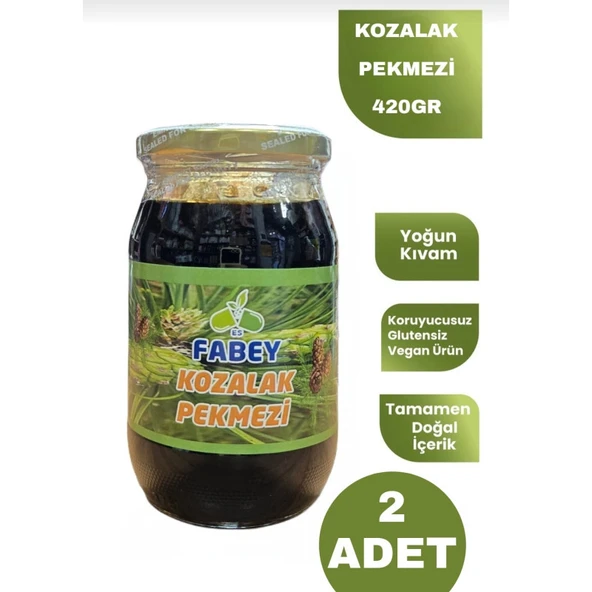 Fabey Kozalak Pekmezi 420g + 2 Adet