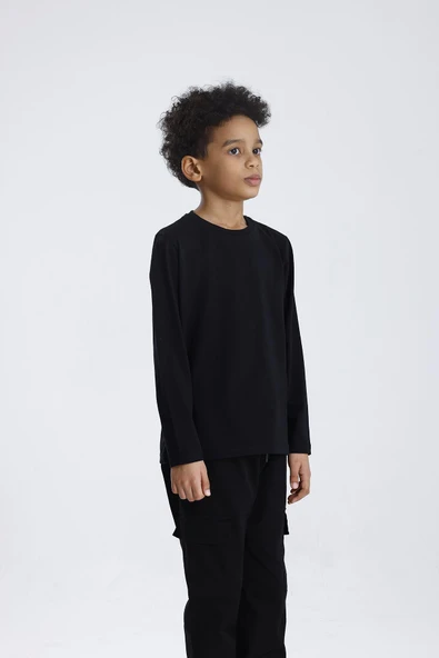 Basic Uzun Kol Tişört - 9