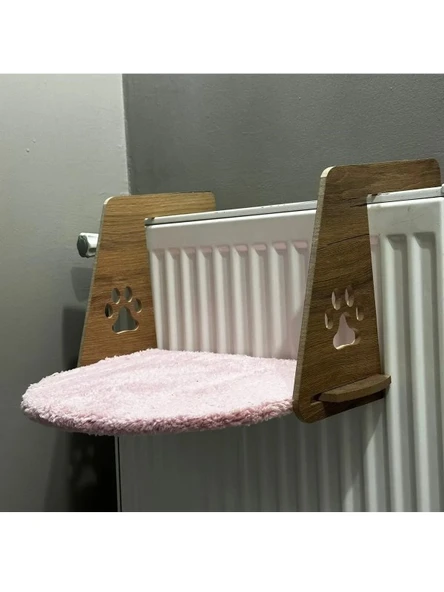 Pribor Kedi Kalorifer Petek Yatağı Peluş (Kolay Montaj Geçmeli Sistem)