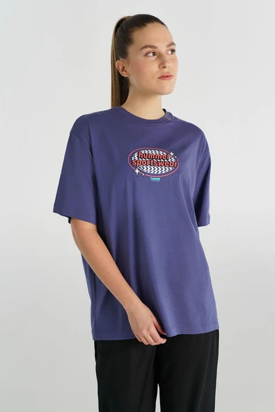 Hummel 912150-9963 Patez Oversize Kadın Spor Tişört