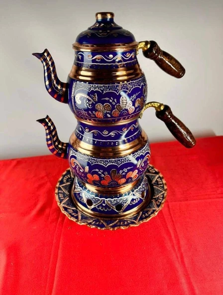 bakır çaydanlık büyük boy