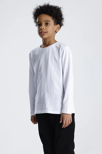 Basic Uzun Kol Tişört - 4