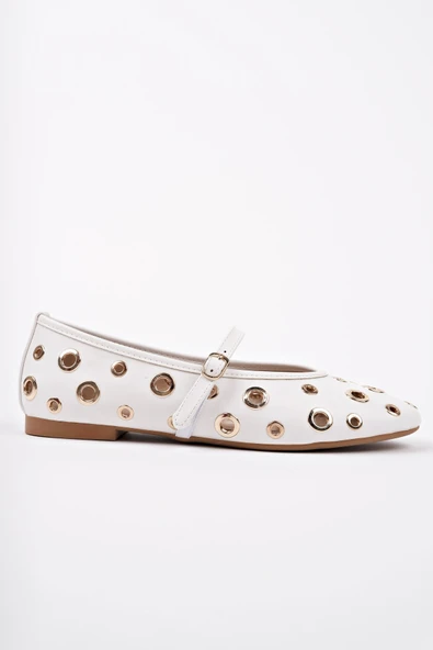 Muggo MİSHA Tek Bant Troklu Günlük Kadın Babet