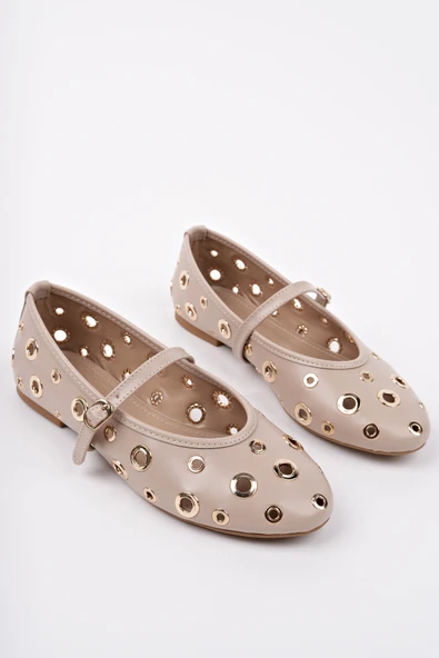 Muggo MİSHA Tek Bant Troklu Günlük Kadın Babet - 10