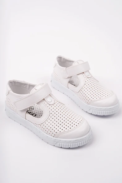 Muggo PEPE Cırtlı Delikli Günlük Hafif Taban Unisex Çocuk Ayakkabı - 4