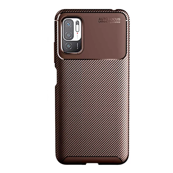 Xiaomi Redmi Note 10 5G Kılıf Negro Karbon Tasarım Silikon Kılıf - Resim 2