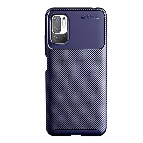 Xiaomi Redmi Note 10 5G Kılıf Negro Karbon Tasarım Silikon Kılıf - Resim 3