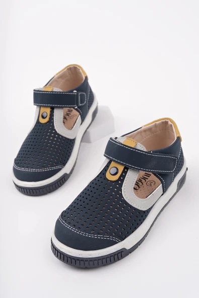 Muggo PEPE Cırtlı Delikli Günlük Hafif Taban Unisex Çocuk Ayakkabı - 5