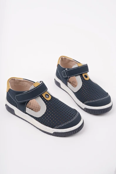 Muggo PEPE Cırtlı Delikli Günlük Hafif Taban Unisex Çocuk Ayakkabı - 8