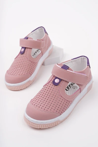 Muggo PEPE Cırtlı Delikli Günlük Hafif Taban Unisex Çocuk Ayakkabı - 9