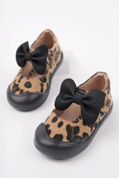 Muggo MOLİNA Cırtlı Fiyonklu Günlük Kız Çocuk İlk Adım Bebek Spor Ayakkabı - 5